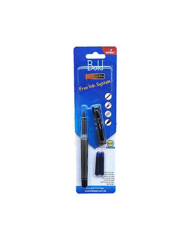 Bold Free Ink System Fountain Pen