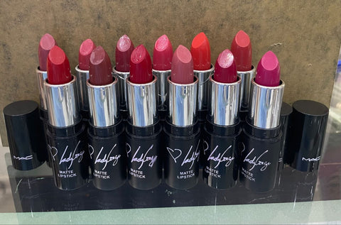 MAC LADY GAGA MATTE LIPSTICKS  (12 PCS)