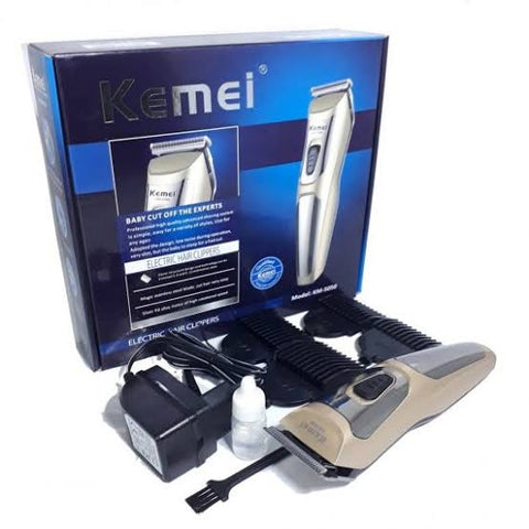 Kemei KM -5050 Electric Rechargeable 4 in 1 Professional Hair Clipper Hair trimmer for men Trimmer 60 Runtime 4 Length Settings