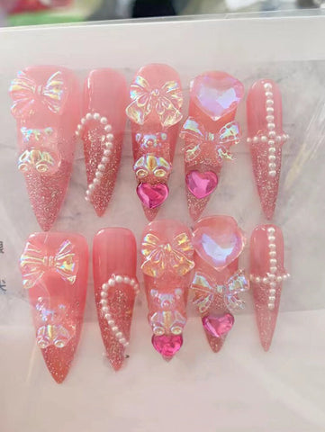 Fancy Stylist Shiny Nails