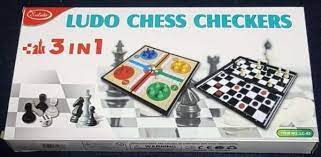 Ludo+Chess+Checkers Folding 3 In 1 Lc-03