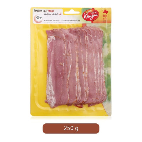Khazan Smoked Beef Strips Premium 250g
