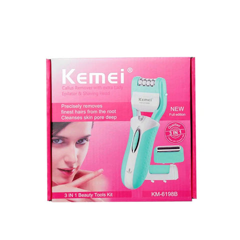 KM-6198 3 in 1 Shaver Epilator Durable tool