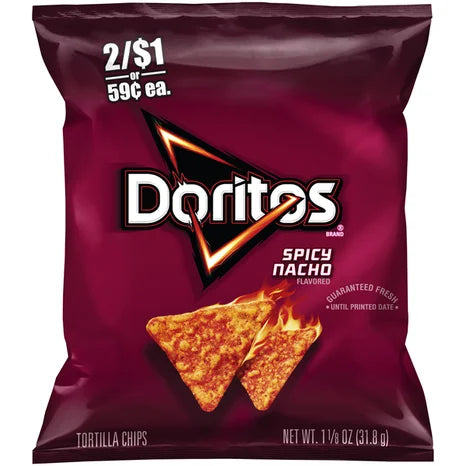 Doritos Chips Spicy Nacho 1.125oz