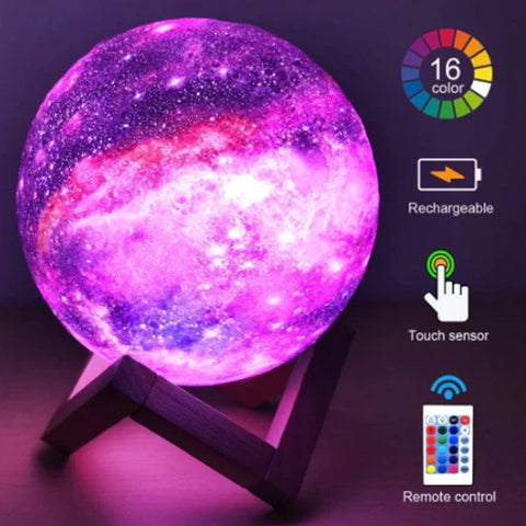 Earth Lamp Multi Color with Remote 12cm