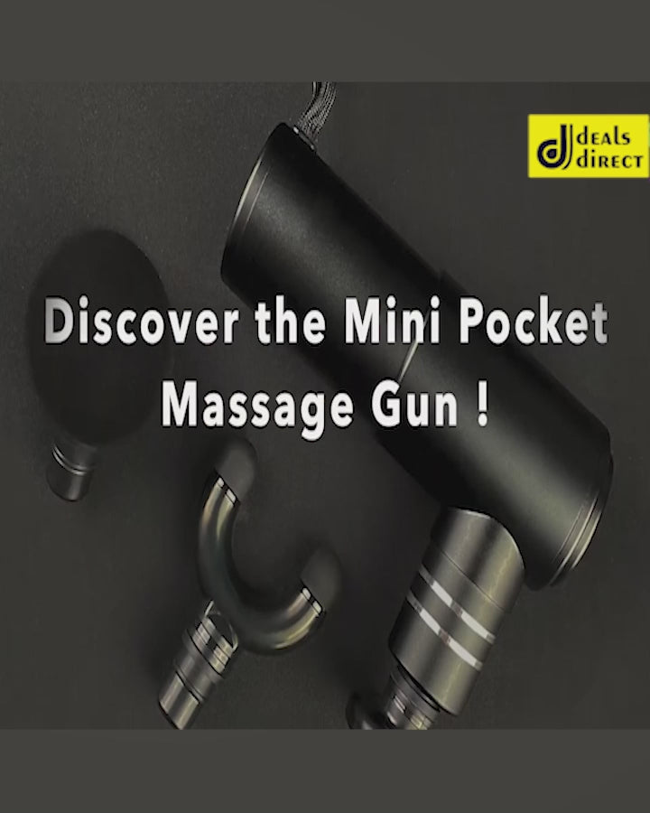Electric Mini Massage Gun Deep Tissue Massager Body Neck Muscle Relaxation Slimming Pain Relief Therapy Exercising Massage Gun