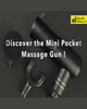 Electric Mini Massage Gun Deep Tissue Massager Body Neck Muscle Relaxation Slimming Pain Relief Therapy Exercising Massage Gun