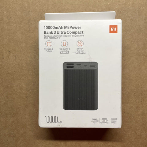 Xiaomi Mi Ultra Compact Power Bank 37Wh 2 in & 3 out Port Fast Charging