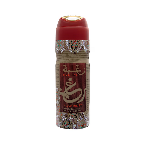 Lattafa Body Spray Raghba Wood Intense 200ml