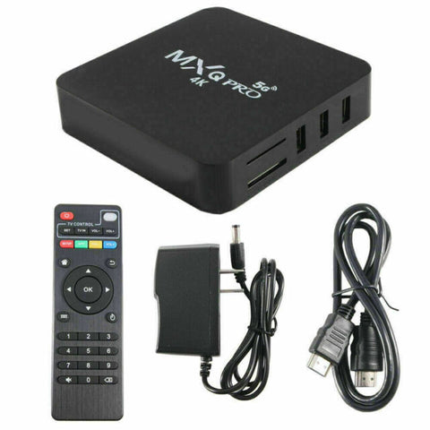 MXQ Pro 4K HDR Smart Android Dish Tv Box