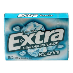 Wrigleys Extra Gum Polar Ice Sugar Free 15 Sticks
