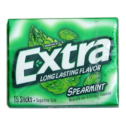 Wrigleys Extra Gum Spearmint 15 Sticks