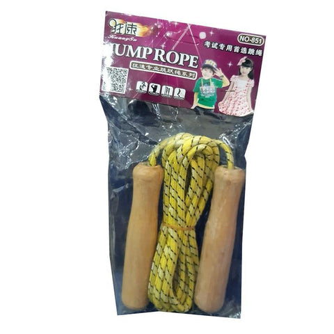 Wooden Skipping Rope Yellow