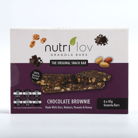 Nutri Lov Nutrilov Chocolate Brownie 6 Bar