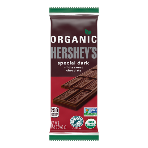 Hersheys Organic Dark Chocolate Bar 1.55 oz