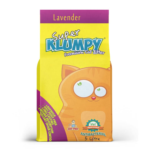 Super Klumpy Cat Litter Lavender Scent 5L