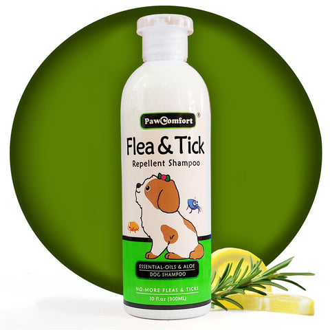 Paw Comfort Flea & Tick Repellent Shampoo For Dogs