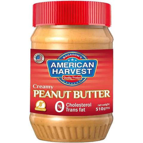 American Harvest Peanut Butter Crunchy 510gm