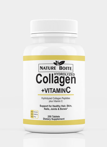 Collagen Hydrolyzed Plus Vitamin C 250 Tablets