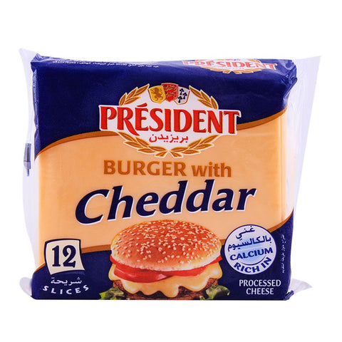 President Slices Cheese Burger Cheddar 200g