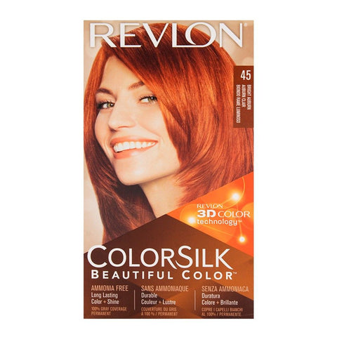 Revlon 3D Hair Color Bright Auburn 45