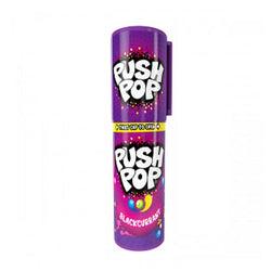 Bazooka Push Pop Candy Strawberry Blackcurrant 15Gm