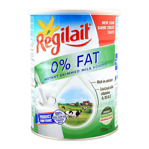 Regilait 0 .08% Fat Skimmed Milk Powder Tin 700 Gm