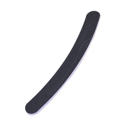 Banana Nail Buffer Black Grit Buffing Sanding 2 Sided