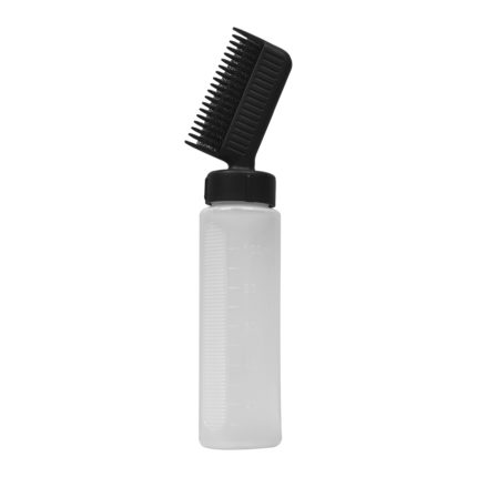 Hair Coloring or Dyeing Squeeze Bottle with Comb Applicator