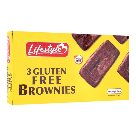 Lifestyle Gluten Free Brownies 3Pcs 100 Gm