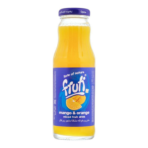 Fruti Mango & Orange Juice Glass Bottle 250Ml