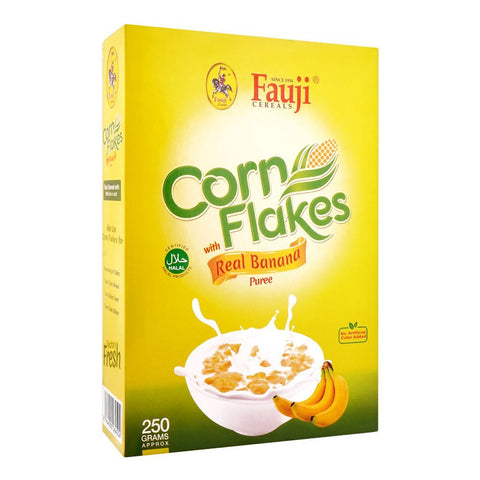 Fauji Corn Flakes Banana Puree 250 Gm
