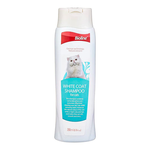 Bioline White Coat Cat Shampoo 200Ml