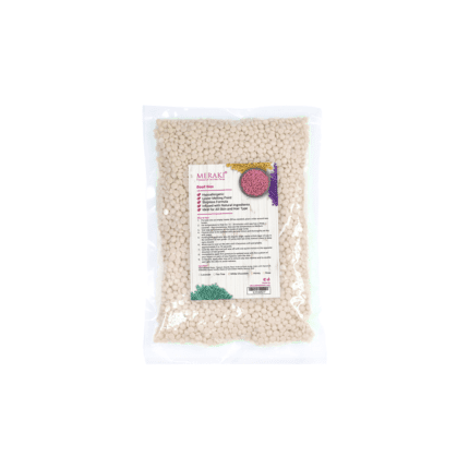 Meraki Hard Beans Stripless Hair Removing Wax White Chocolate Cream 250g