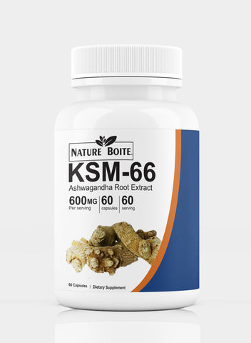 KSM-66 Ashwagandha Root Extract 600Mg 60 Capsules