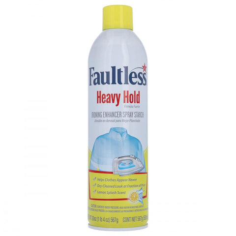 Faultless Heavy Hold Lemon Splash Scent Spray Starch 567G
