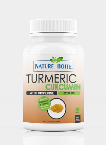 Turmeric Curcumin With Bioperine 2250Mg 180 Veg Capsules