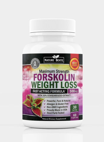 Forskolin Weights Loss 500Mg 60 Veg Capsules