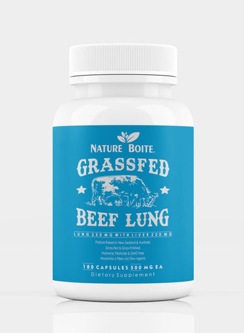 Grassfed Beef Lung 500mg 180 Capsules