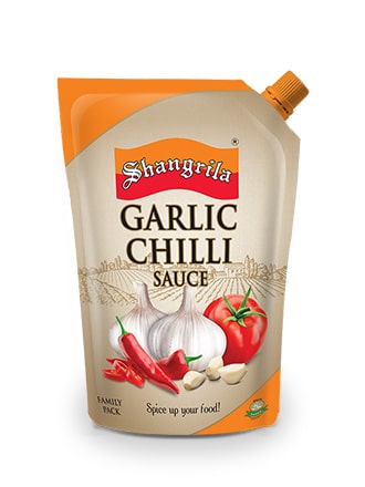 Shangrila Sauce Chilli Garlic Pouch  400 Gm