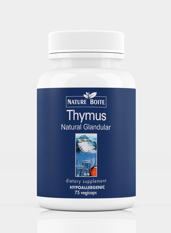 Thymus Natural Glandular 1000mg 75 Veg Capsules