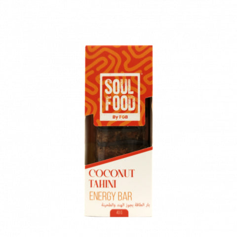 SOUL FOOD ENERGY BAR COCONUT TAHINI 40GM