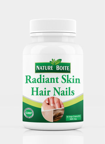 Radiant Skin Hair Nails 500Mg 60 Veg Capsules
