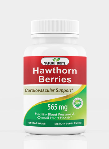 Hawthorn Berries Cardiovascular Support 565Mg 180 Capsules