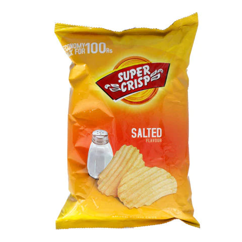 Super Crisp Chips Salted 120 Gm