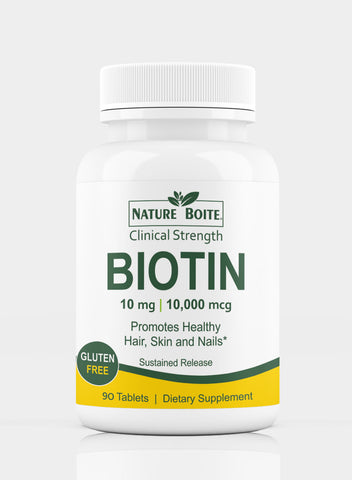 Biotin Promotes Skin Hair Nails 10Mg 90 Tablets