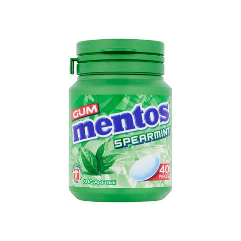 Mentos Gum Spearmint 40 Pcs Bottle 56g