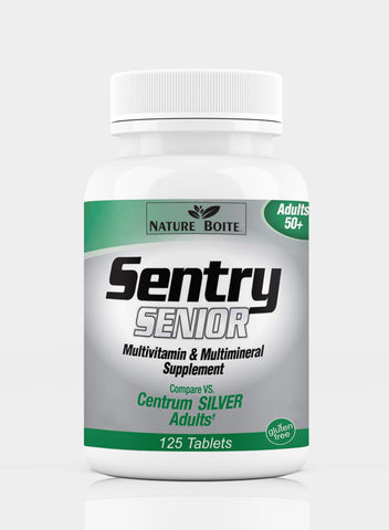 Sentry Senior Multivitamin And Multimineral Vitamins 125 Tablets
