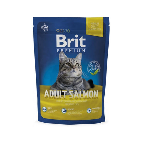 Brit Premium Cat Food Adult Salmon 1.5kg