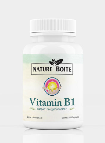 Vitamin B1 Supports Energy Production 500Mg 100 Capsules